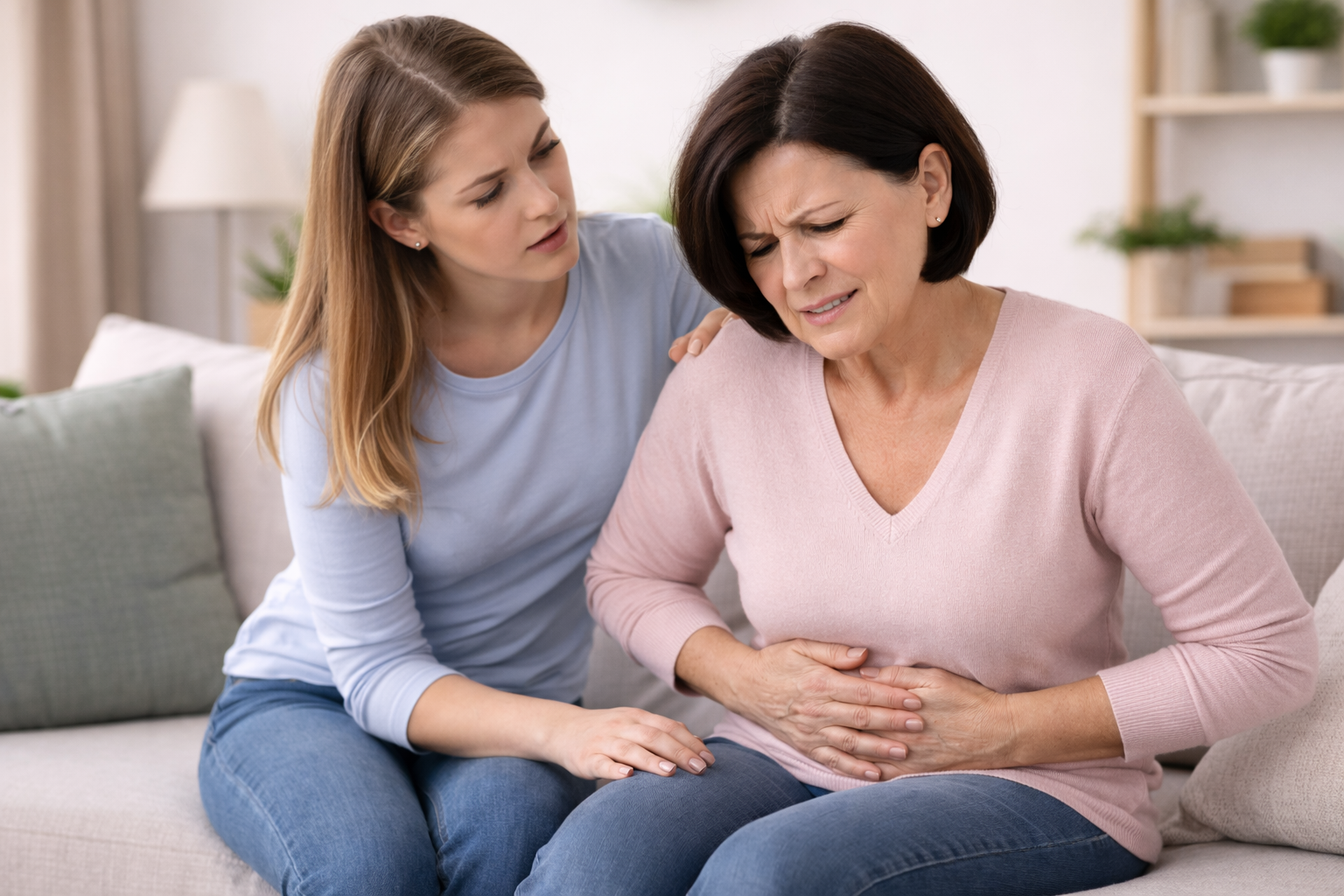 Menopauza a ból brzucha – czy to normalny objaw w okresie klimakterium?